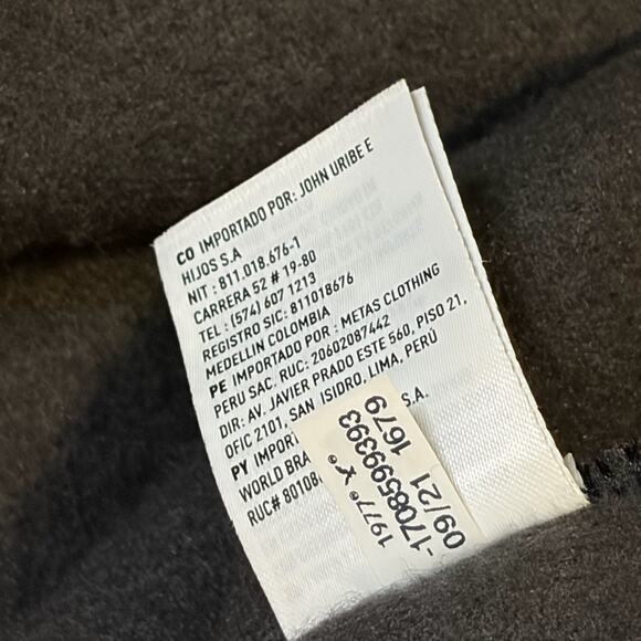 American Eagle Sweater Womens Small Teddy Sherpa Crop Boxy Black Crew Neck - Picture 6 of 9